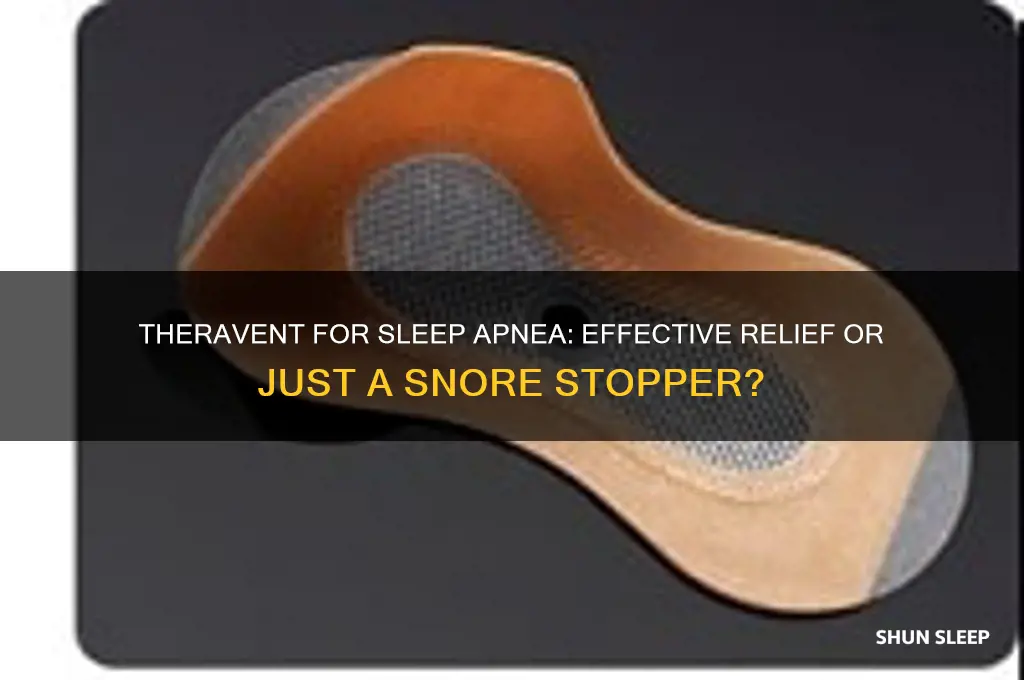 will theravent help sleep apnea