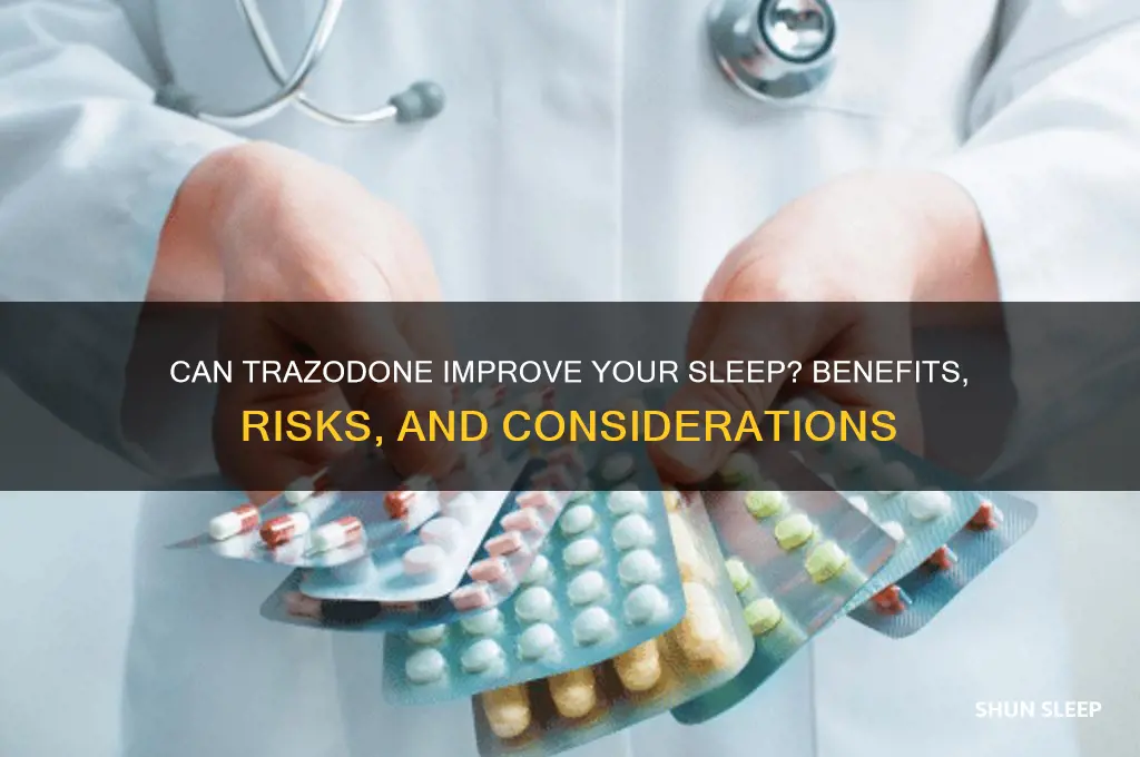 will trazadone help me sleep