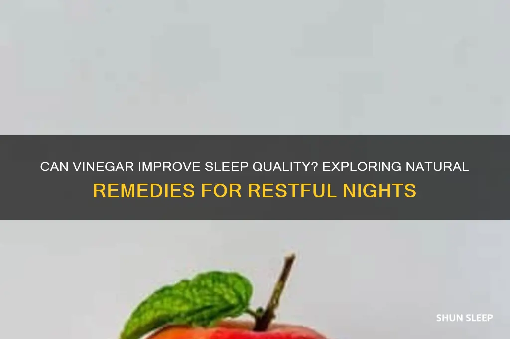 will vinigare help you sleep