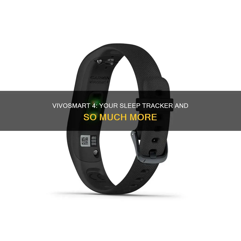 will vivosmart 4 automatically track my sleep