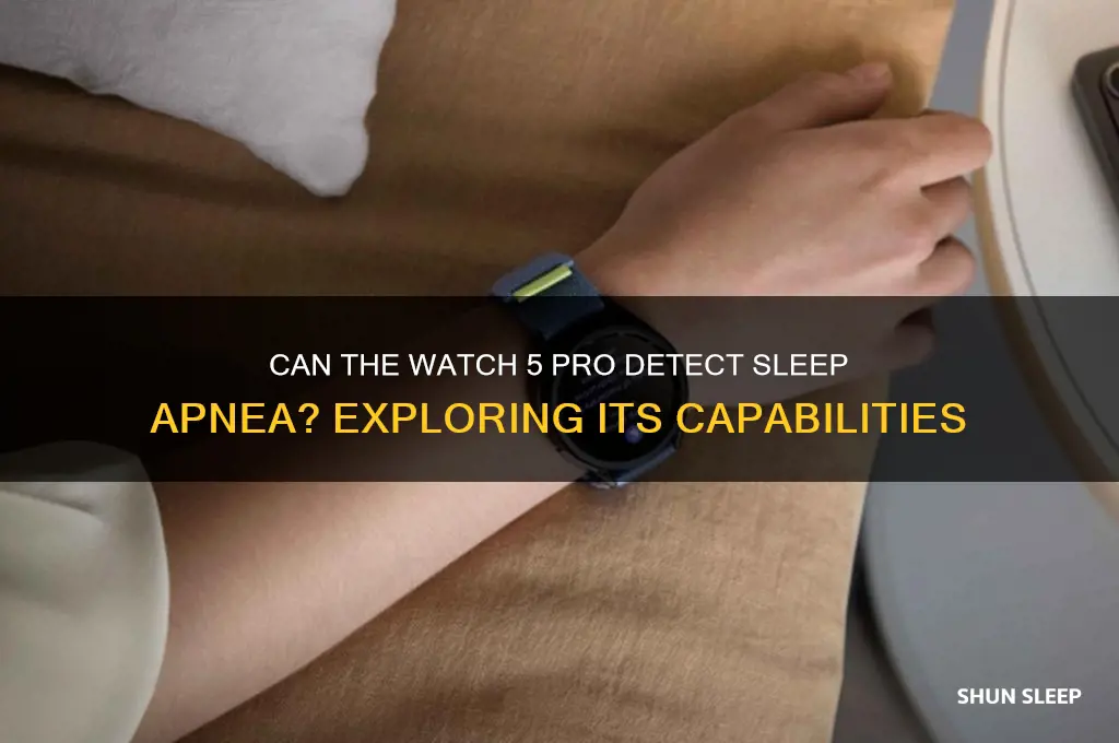 will watch 5 pro get sleep apnea
