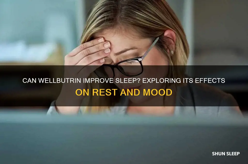 will wellbutrin help me sleep