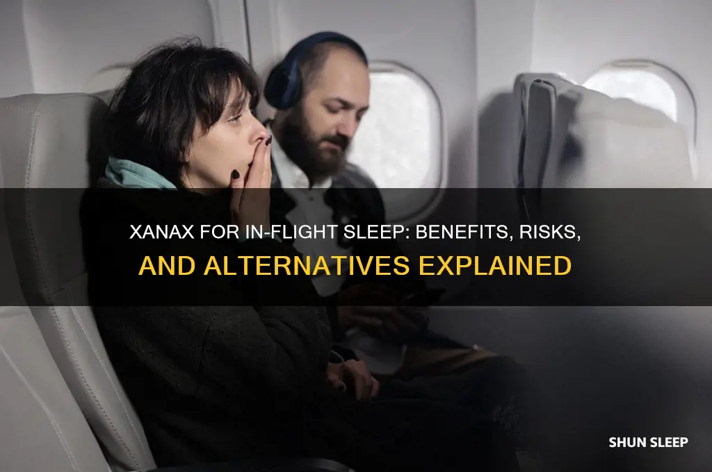 will xanax help me sleep on a flight
