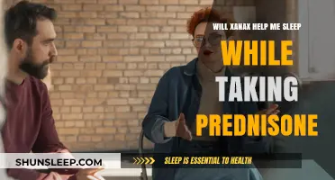 Xanax and Prednisone: Can They Help You Sleep Better?