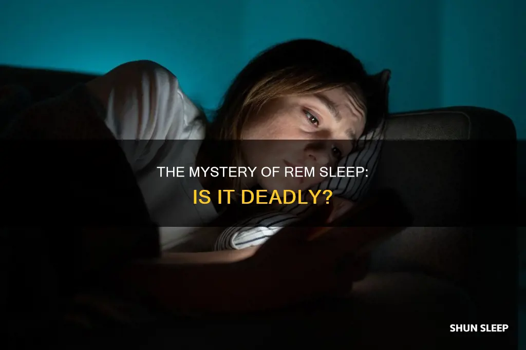 will you die without rem sleep