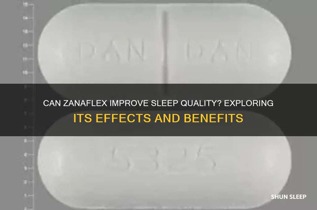 will zanaflex help me sleep