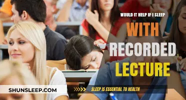 Sleep Learning: Can Recorded Lectures Boost Your Memory Overnight?