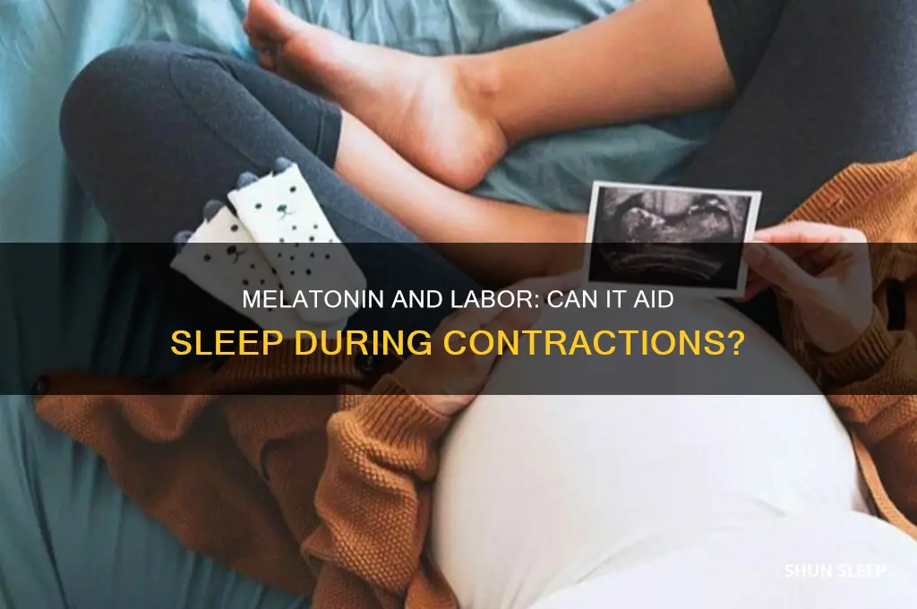 would melatonin help you sleep though contractions