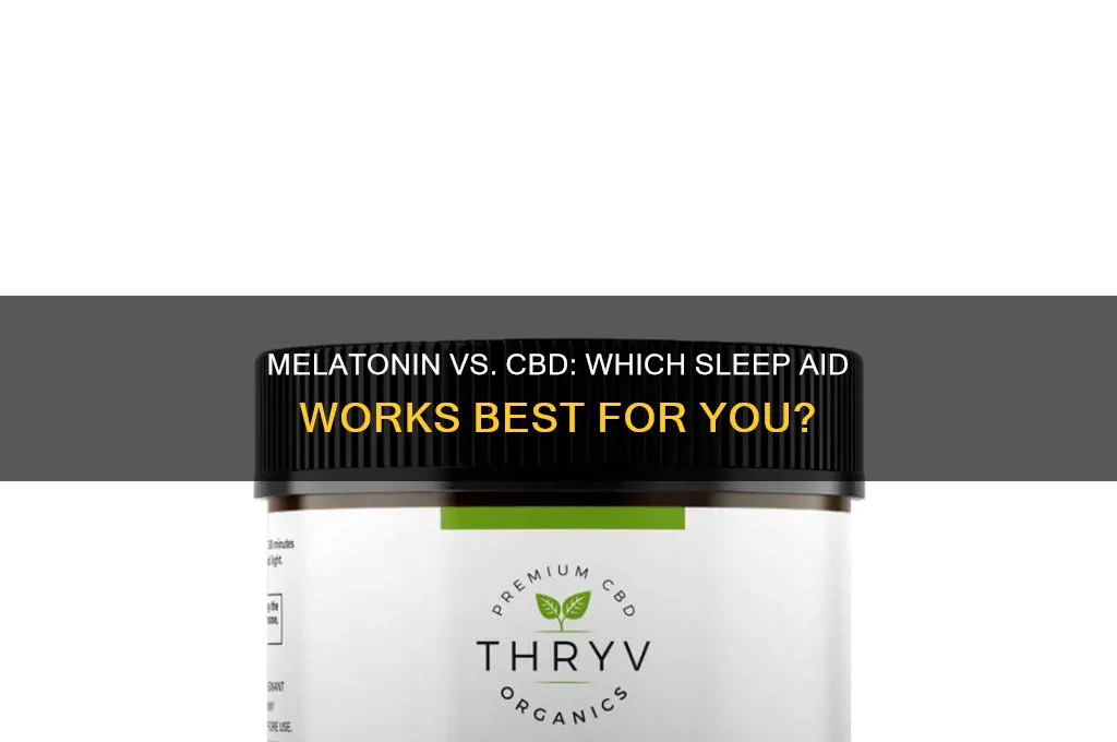 would meletoin or cbd help me sleep