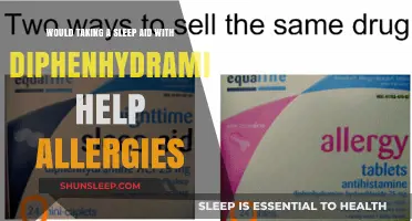 Can Diphenhydramine in Sleep Aids Relieve Allergy Symptoms Effectively?
