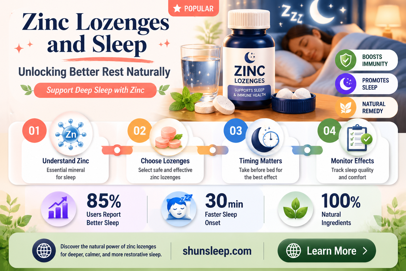 can a zinc lozenge help you sleep